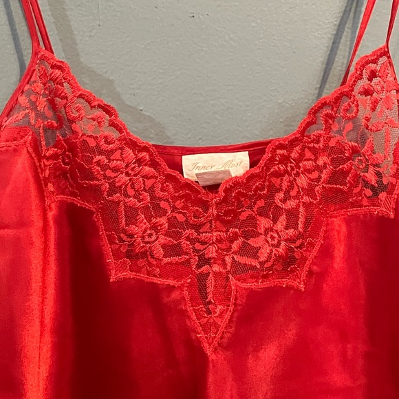 Vintage Inner Most Lingerie Red Lace Valentine's Day Size Medium Made in USA (M) - Picture 2 of 7